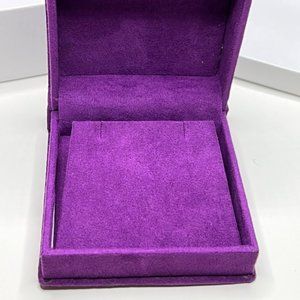 NEW Purple Jewelry Box for Pendant Necklace or Earrings With Velvet